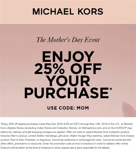 michael kors rabattkod|Michael Kors first order promo code.